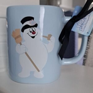 Rae Dunn Blue Snowman Mug